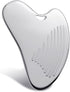 Non-Slip Grip Stainless Steel Gua Sha Tool for Face, Ribbed Facial Guasha