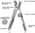 Nail Clippers for Thick Toenails, Wide Jaw Opening Heavy Duty Fingernail Clipper Portable Ultra Sharp Splash Proof Large Trimmer with Lock for Men Women Seniors (Silver2P)