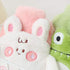 SKUZA 2 5.9 8.6in) Hot Water Bottle,Winter Rubber Hot Water Bottle Rabbit Hot Water Bag with Cute Detachable Fleece