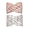 LOVEF 2pcs Fashion Magic Beaded Elasticity Double Hair Comb Clip - Stretchy Women Hair Accessories