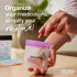 mumi Travel Pill Organizer Set, 7 Mini Zipper Pouches for Pills, Reusable Pocket Pill Bags for Medicine Travel