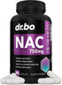 NAC Supplement N-Acetyl Cysteine Pills | 90 Capsules | 750mg | Daily Liver Support Formula for Lung & Kidney Health