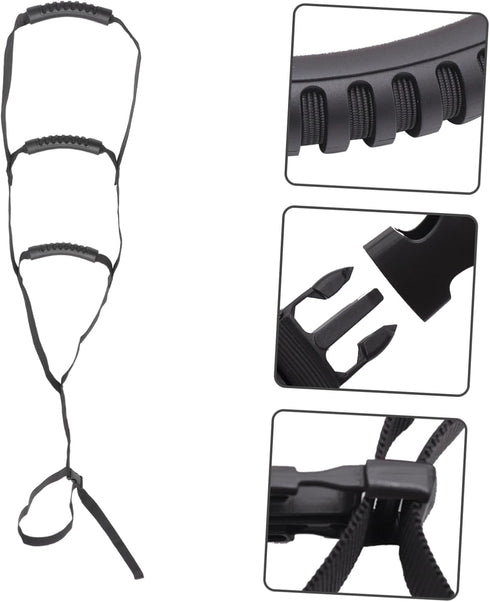 Seniors Bed Ladder Assist Belt Adjustable Pull up Strap for Elderly Disabled Easy Install Use Comfortable Grip