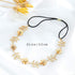 Yalice Gold Leaf Flower Head Chain Hair Headband, Elegant Wedding Hair Accessories for Women (Gold-2)