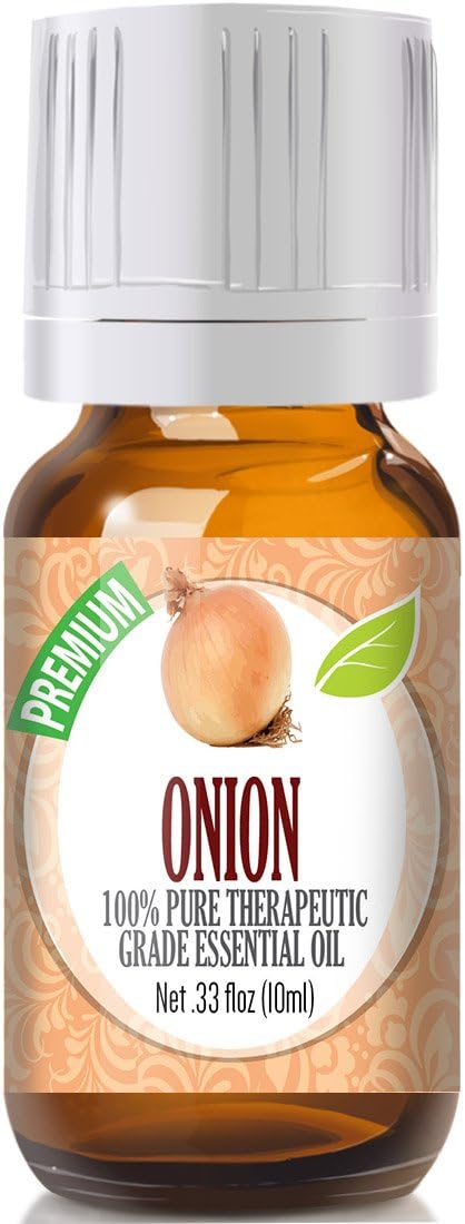 Healing Solutions Onion Essential Oil - 10ml (0.33 Fluid Ounces) - 100% Pure Essential Oil