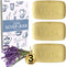Lavender Hypoallergenic Dish Soap Bar, Organic, Pack of 3, Skin-Safe, Non-Toxic, Sustainable Kitchen Soap