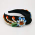 QTMY Rhinestone Crystal Headbands for Women, Hair Hoop Accessories Headwear Jewelry, 522 (Black)