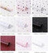 Black and White Tissue Paper - Heart Pattern Flowers Wrapping Paper Sheets for Anniversary Bouquet Packaging DIY Crafts