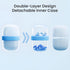Pills,1/2 (3 Travel Pill Organizer,Medicine Pill Box Case&Pill Cutter for Small Tiny Pill Splitter Cuts Multiple