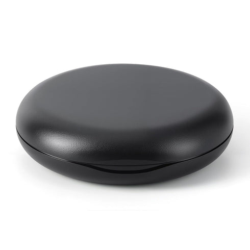 JMU Retainer Case, Mouth Guard Case with Mirror, Black