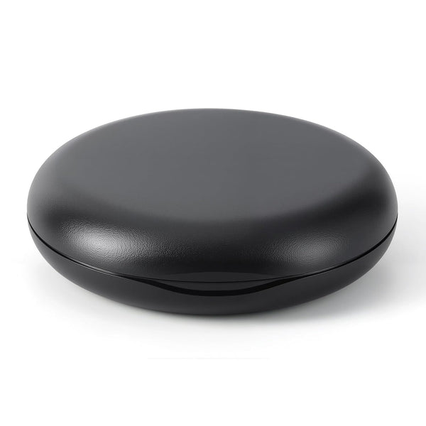 JMU Retainer Case, Mouth Guard Case with Mirror, Black