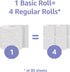 Amazon Basics 2-Ply Toilet Paper, 30 Rolls = 120 Regular Rolls, Unscented, 350 Sheets (Pack of 30)