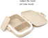 Honbay Vitamin Organizer Box Portable Travel Pill Case Healthy Eco-Friendly Wheat Straw Small Pill Box (Primary Color)