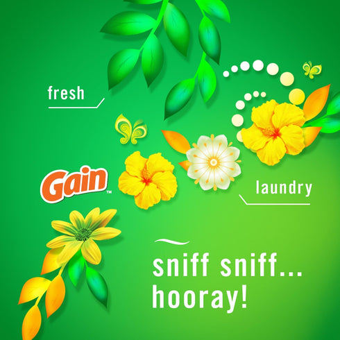 Febreze Plug in Air Fresheners, Gain Original Scent, Odor Fighter, 1 Warmer + 4 Oil Refills