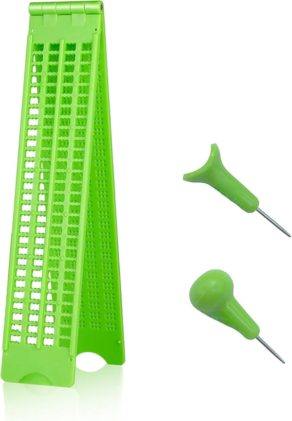 YKEBVPW Braille Slate and Stylus Writer Kit Label Maker Typewriter Machine Learning Tools