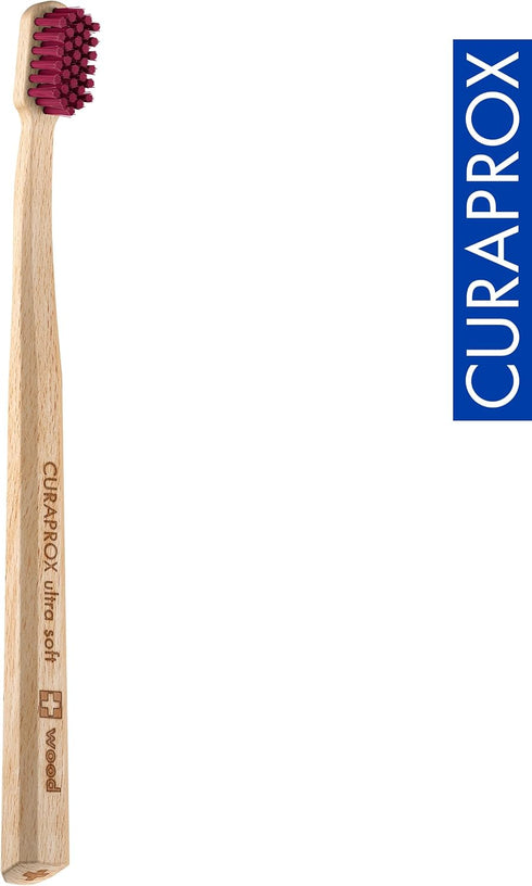 Curaprox Wood Ultra Soft Toothbrush, Assorted Colors