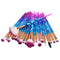 KOLIGHT Pack of 20pcs Cosmetic Eye Shadow Sponge, Eyeliner, Eyebrow, Lip, Nose, Foundation Powder Makeup Brushes Sets