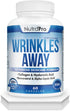 NutraPro Anti Wrinkle and Ageless Skin Vitamins - Skin Repair Complex with Collagen, Resveratrol, & Hyaluronic Acid