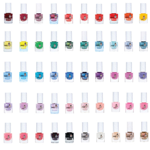 MISS NELLA BUBBLE GUM – Safe Lilac Nail Polish for Kids, Non-Toxic & Odor Free, Natural Water Based, Easy Peel Off