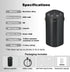 Waterless Essential Oil Diffuser with Handle, Scent Diffuser for Car Home Office Bathroom with Timer, Small