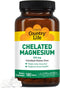 Country Life Chelated Magnesium 250mg, Supports Heart, Bone & Muscle Health, Vegan-Friendly Supplement, Gluten-Free