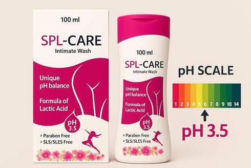 PARASHAKTI 100 ml pH Balanced Intimate Wash | Gentle Daily Hygiene Cleanser | With Lactic Acid Formula | Paraben & SLS