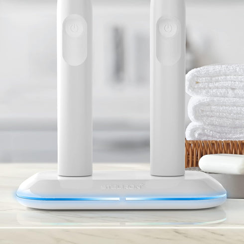 Galvanox 2-in-1 Dual Toothbrush Charger for Oral B Electric Toothbrushes, Replacement for 3757, Works with Braun OralB