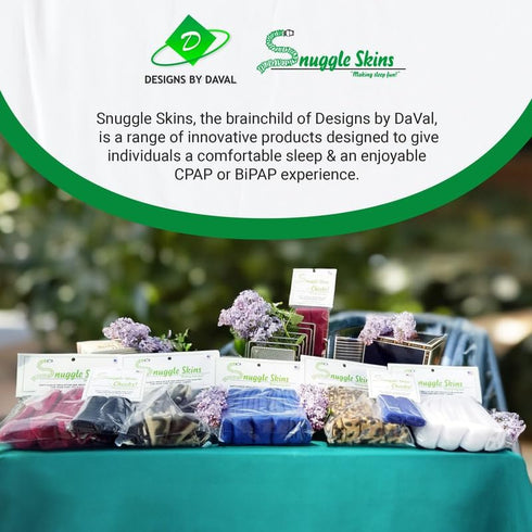 Designs by DaVal CPAP Hose Covers - Soft Fleece Tube Cover, 9 ft. Long, No Zipper, Ties, Insulated for 6 ft. & 8 ft.