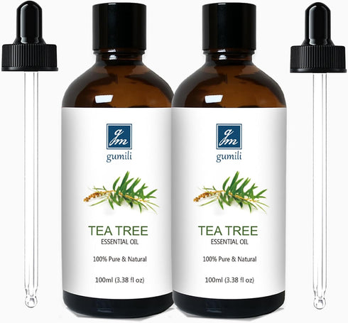 Tea Tree Essential Oil 200ML, Pure Oil for Diffuser Aromatherapy and Home Cleansing Beauty Care
