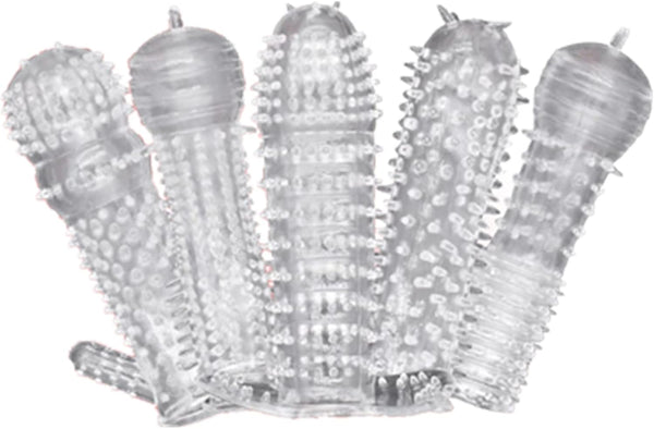 XCASLY Condoms for Male, Transparent 5 Pieces
