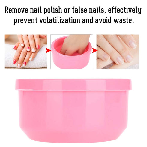 HURRISE Nail Art Soak Bowl - Nail Soaking Bowl for Polish Treatment & Nail Care Tool