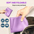 Silicone Adult Bib, Adjustable and Washable Bib for Men & Women, Waterproof for Elderly with Crumb Catcher