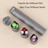 Small Keychain Pill Holder, 304 Stainless Steel Portable Organizer for Travel, Waterproof Pocket Container