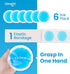 NEWGO Small Ice Packs for Injuries, 6 Pack Round Ice Packs for Face, Hot and Cold Gel Compress for Pain Relief