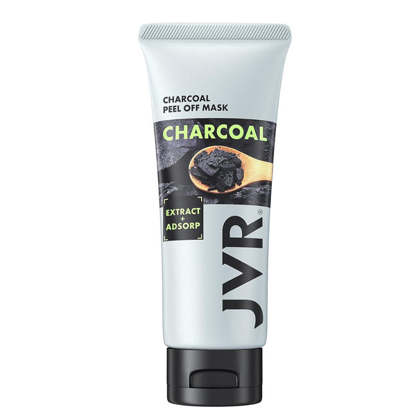JVR Peel Off Face Mask - Blackhead Remover for Men and Women, 2 IN 1 Charcoal Peel Off Mask, 2.12 OZ