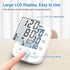Scian Blood Pressure Monitor Upper Arm, Automatic Cuff with Large Display, 180 Memory, USB Cable