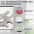 Zayin 3-in-1 Zinc Alloy Dispenser Key Replacement Compatible with Cintas and Sanis Paper Towel, Toilet Paper Towel