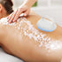 Unomor Gua Sha Meridian Massage Brush for Back and Neck, Muscle Massage Tool with Blue Handle, Multi-Function Scraping