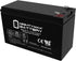 Mighty Max ML7-12 Battery - 12V 7.2AH Replacement UPS for APC Back-UPS 550 BE550G