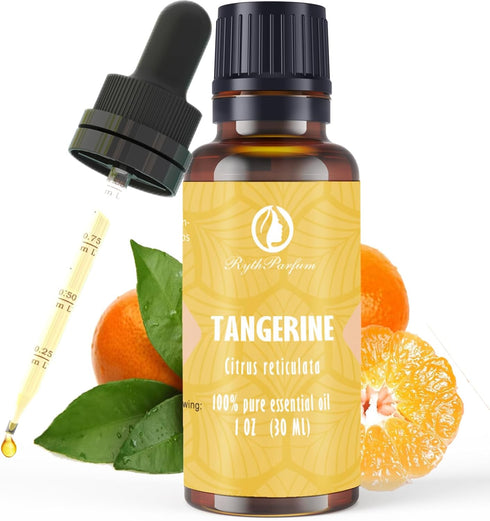 Rythparfum Premium Tangerine Essential Oil 30ML - 100% Pure for Diffuser, Aromatherapy, Skin Care, Candle Making