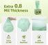 OMOTIYA 3 0.8 100 Count, D6400, Compostable Trash Bags Gallon, Extra Thick Mils, ASTM BPI, OK Compost Home Certified