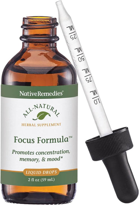 Native Remedies Focus Formula, 2 Fluid Ounce