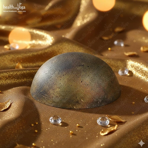HealthAndYoga FootEase Kansa Vatki Bowl - Bronze Cup - Ayurveda Foot Detox Massager Flamed Sanded Surface