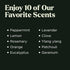 Lagunamoon 10-Pack Organic Essential Oils Set, 10mL, Top 10 Scents for Aromatherapy, Massage, Candle Making & Skin Care