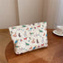 Quilted Cotton Makeup Bag, Cute Animal Cosmetic Bag, Large Capacity Travel Toiletry Bag for Women and Girls (01Dog)