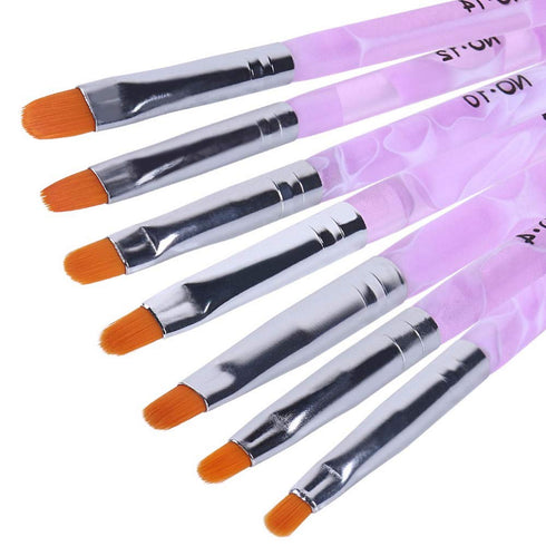 WOKOTO 14 Pcs Acrylic Nail Brush Pen Set, Nail Art Brush Tips, Nail Dust Brush, Nail Polish Brush Kit