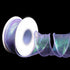 2 Rolls Laser Purple Organza Ribbon, 1-1/2 Inch Wide, 10 Yards for Gift Wrap, Bow, DIY Craft & Wedding Parties
