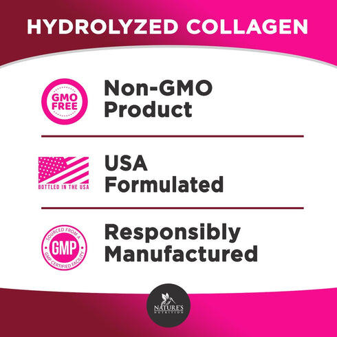 Collagen Peptides for Women & Men, Type I, II, III, V, X, Hydrolyzed Collagen Pills, 120 Capsules, Hair, Skin, Joint