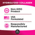 Collagen Peptides for Women & Men, Type I, II, III, V, X, Hydrolyzed Collagen Pills, 120 Capsules, Hair, Skin, Joint