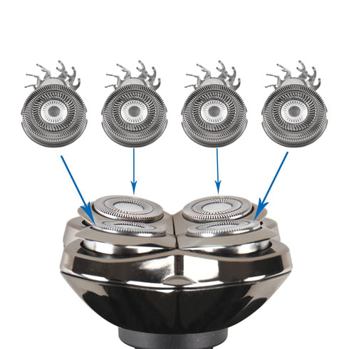 Shaver Replacement Blades, Electric Razor Replacement Head, 4-Pack